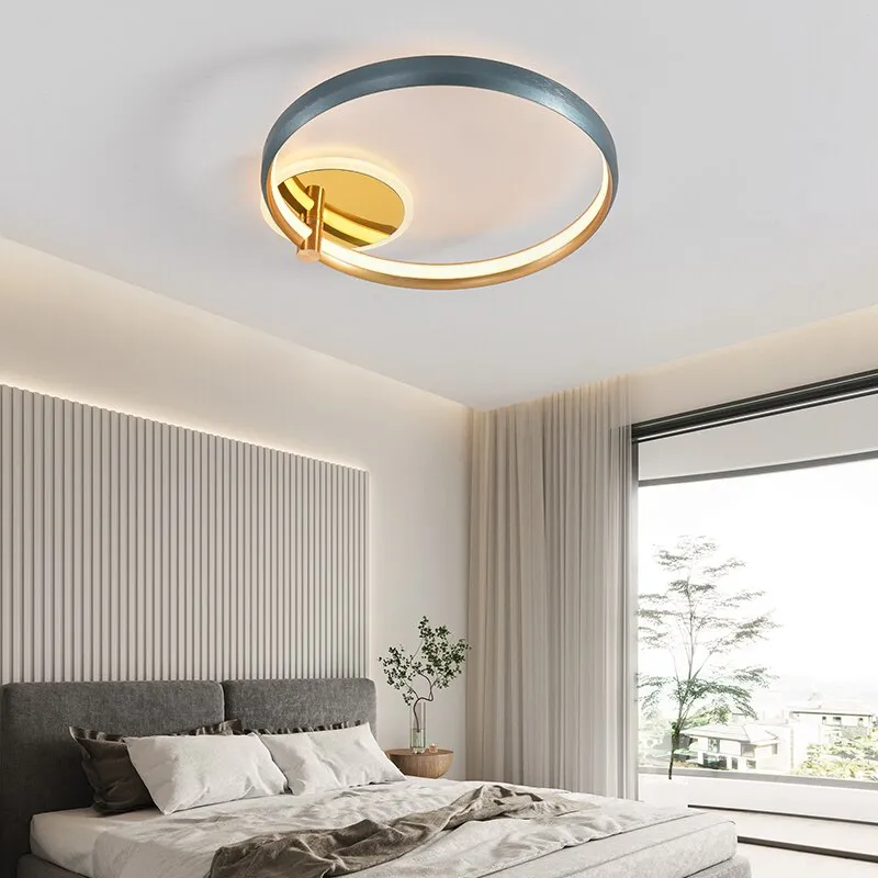 New Living Room Chandeliers High-grade Aluminum Hall Ceiling Lamp Bedroom Lamp Modern Whole House Package Lamp Combination