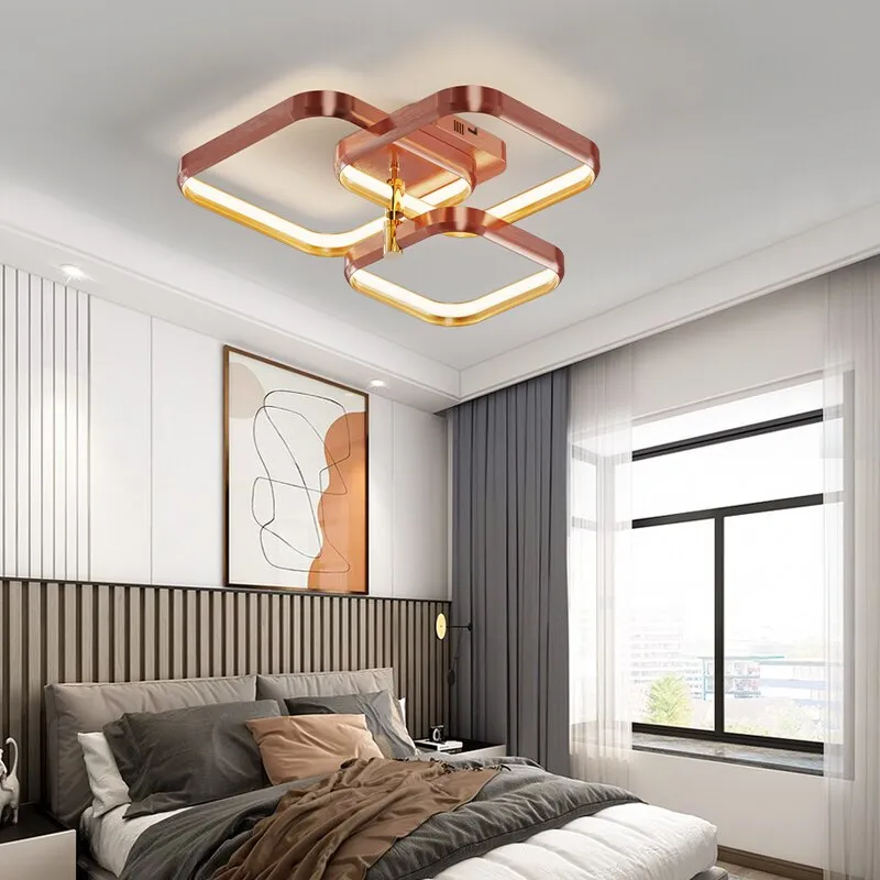 New Living Room Chandeliers High-grade Aluminum Hall Ceiling Lamp Bedroom Lamp Modern Whole House Package Lamp Combination