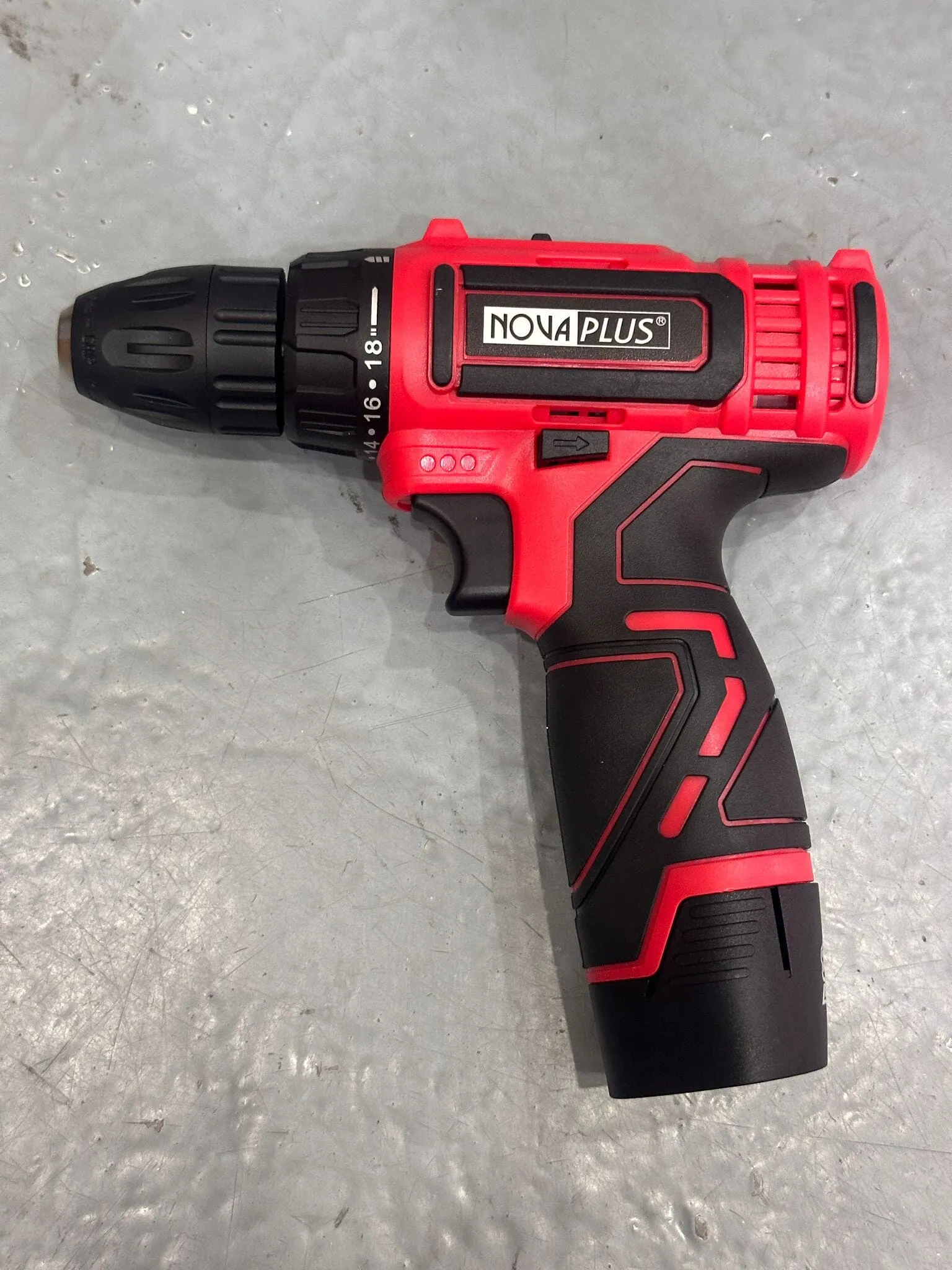 Nova Plus (Novaplus) Cordless Drill 12V Come With 2 Battery (1.5Ah) & 1 Charger | Model : NP3602