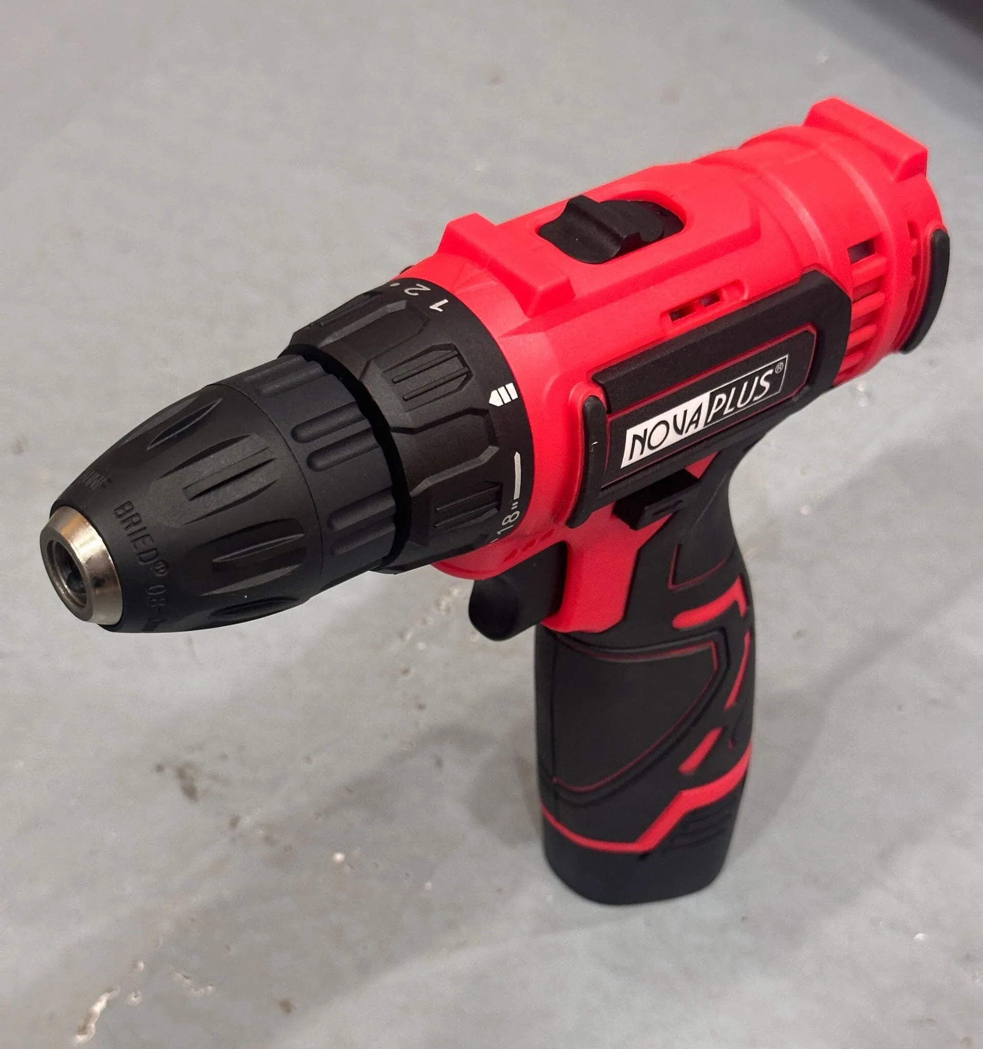 Nova Plus (Novaplus) Cordless Drill 12V Come With 2 Battery (1.5Ah) & 1 Charger | Model : NP3602