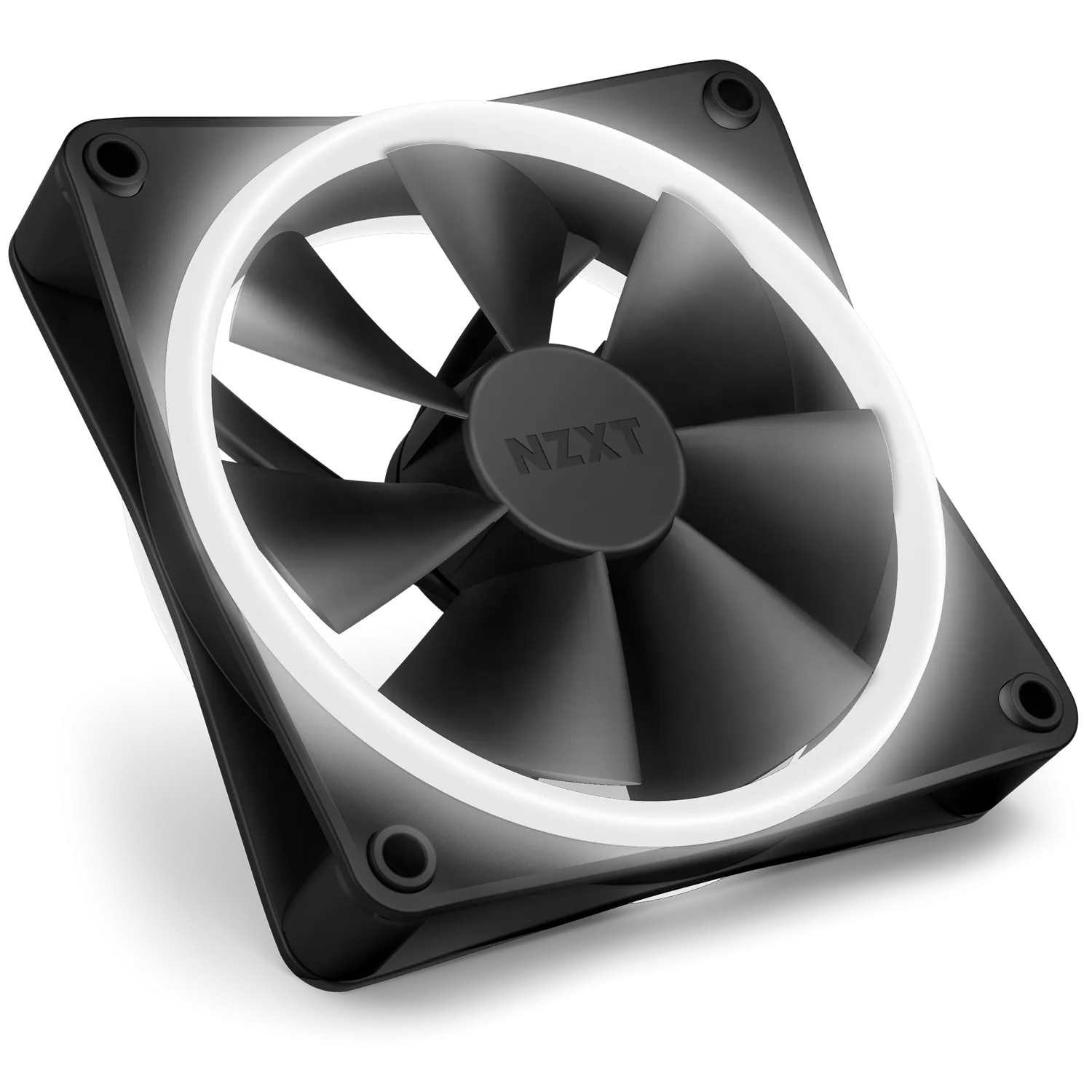 NZXT F120RGB DUO - 120MM DUAL-SIDED RGB FAN - TRIPLE PACK (BLACK) W/RGB CONTROLLER- RF-D12TF-B1