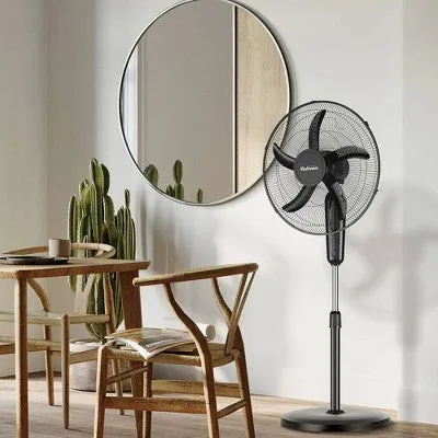 Open Box - Holmes 18" Digital Oscillating 3 Speed Stand Fan with Remote Control Black