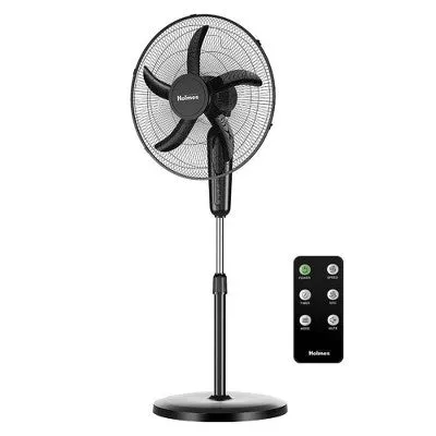 Open Box - Holmes 18" Digital Oscillating 3 Speed Stand Fan with Remote Control Black