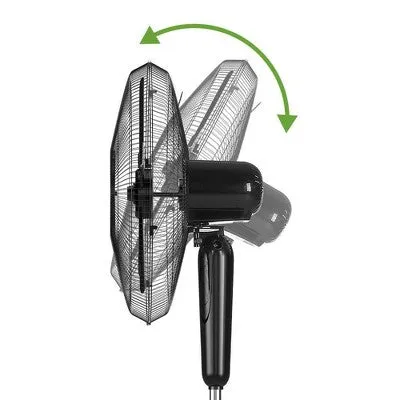 Open Box - Holmes 18" Digital Oscillating 3 Speed Stand Fan with Remote Control Black