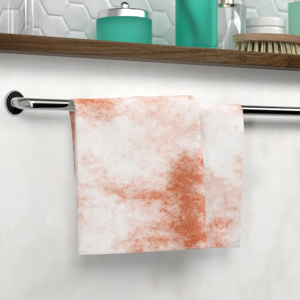 Orange Cloud Face Towel