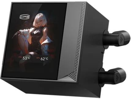 PCCOOLER DC360 Pro ARGB 2.4" IPS Display Black 黑色 360mm Liquid CPU Cooler