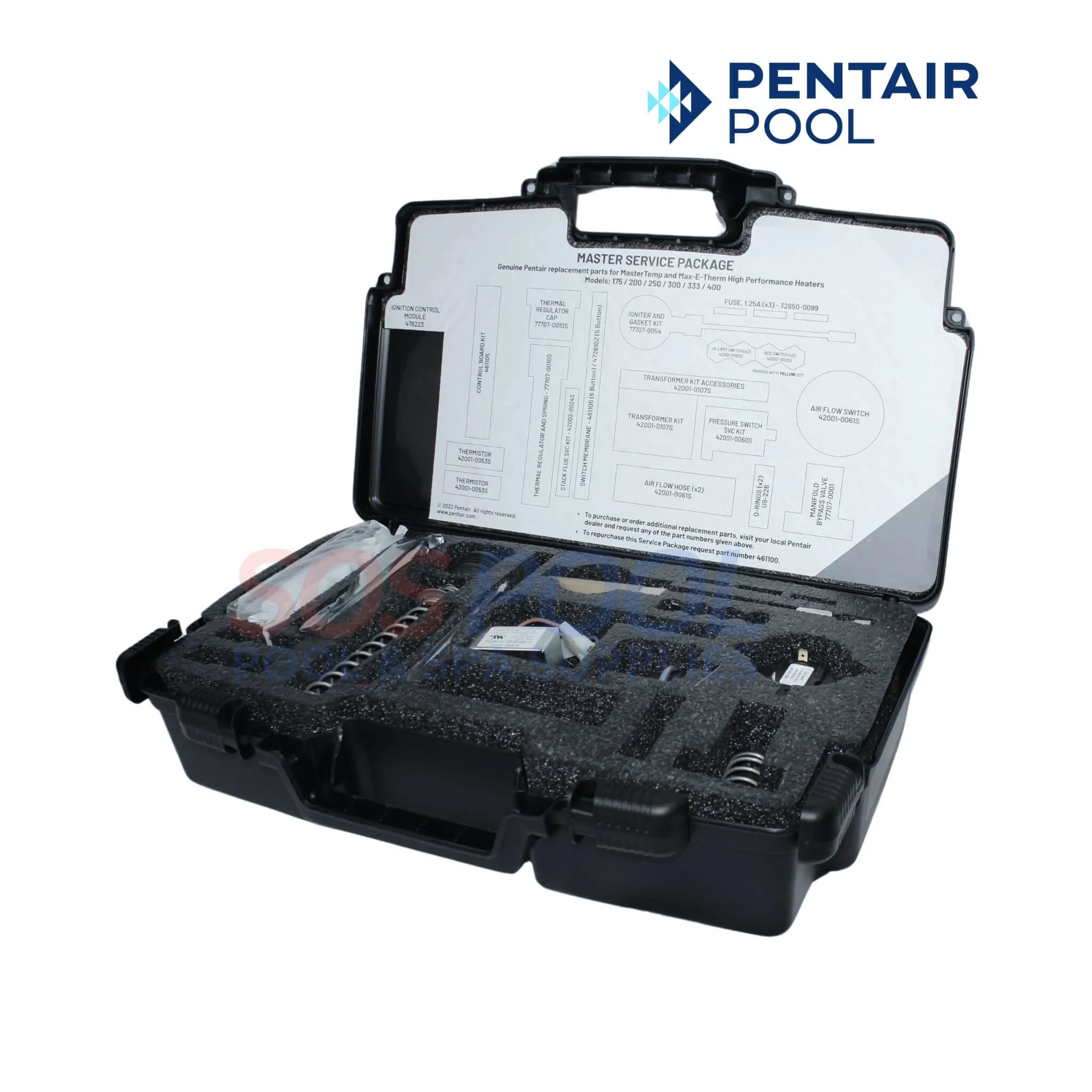 Pentair Master Service Package Repair Kit For MasterTemp and Max-E-Therm Water and Electrical System | 461100