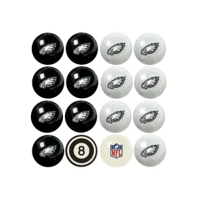 Philadelphia Eagles Home & Away Billiard Ball Set