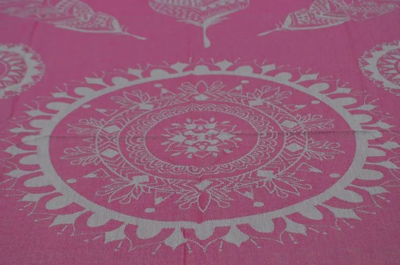 Pink Mandala 100% Cotton Towel