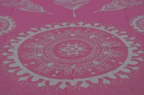 Pink Mandala 100% Cotton Towel