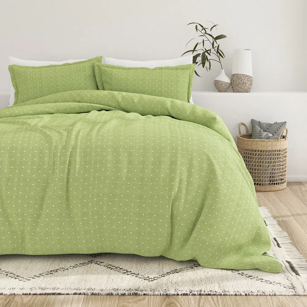 Polkadot Pattern 3-Piece Duvet Cover Set