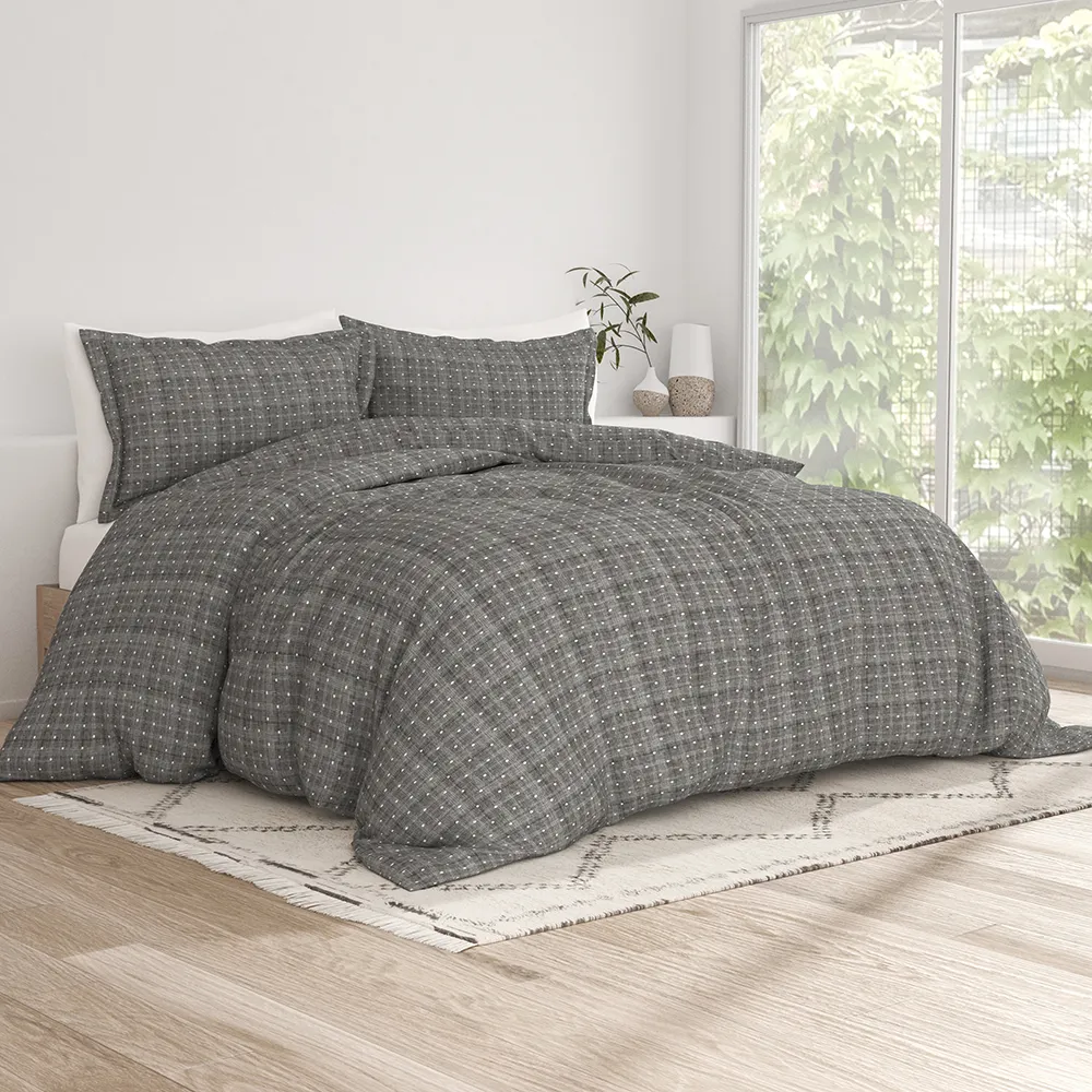 Polkadot Pattern 3-Piece Duvet Cover Set