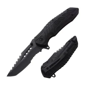 Popular Best Seller Outdoor Camping Knife Bushcraft Folding Tactical Survival Knife Black Pocket Knife Hunting With Fire Starter