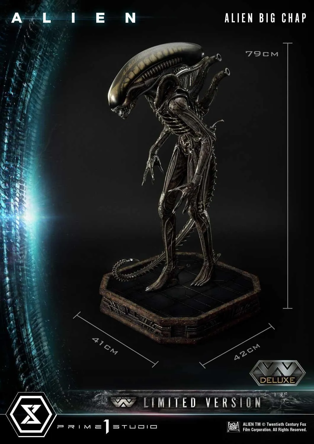 PRE-ORDER: Prime 1 Studio Alien (Film) Alien Big Chap Deluxe Limited Version 1/3 Scale Statue