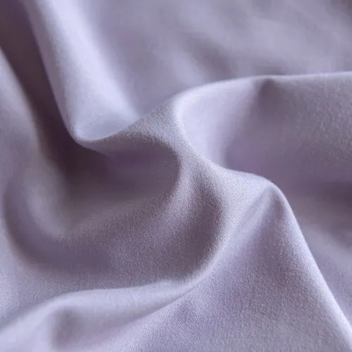 Premium Single Size 4 Pieces Korean Reversible Bedding Set, Plain Purple and Light Purple Color.