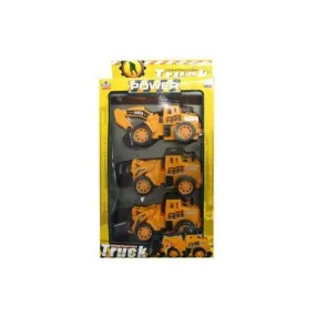 Pull Back Construction Trucks ( Case of 18 )