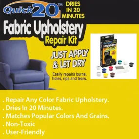 Quick 20 No Heat Fabric, Carpet & Upholstery Repair Kit