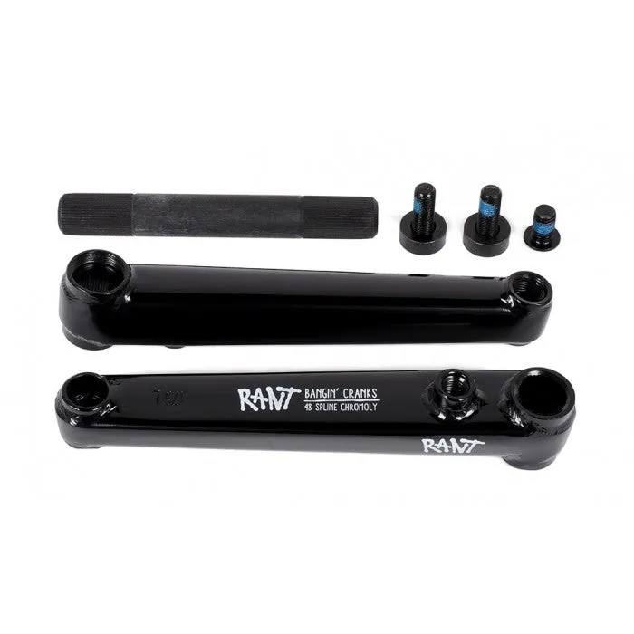 Rant BMX Bangin' 48 Cranks 165mm - Gloss Black