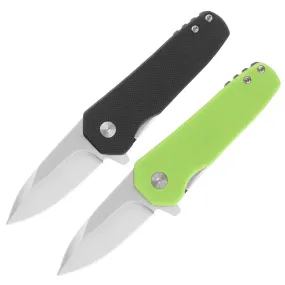 Ready To Ship New Mini Folding Knife G10 Handle 440C Blade Knife With Gift Box Small Outdoor Hunting Survival Pocket Knife