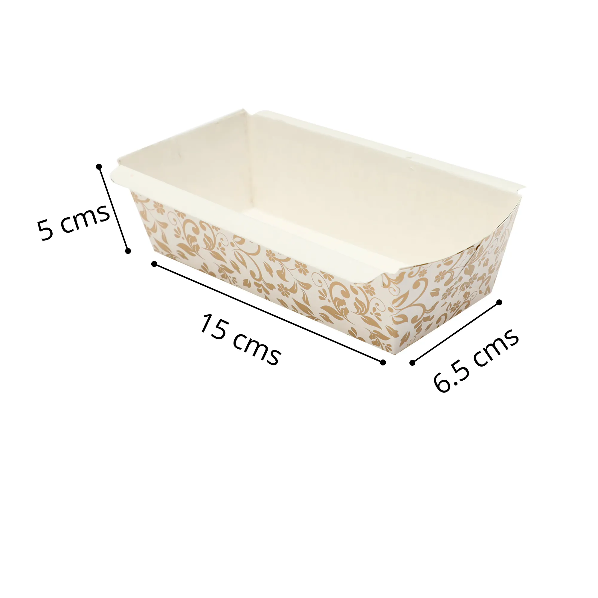 Rectangular Paper Baking Tray | 200 grams