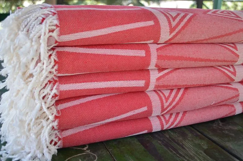 Red Sun 100% Cotton Towel