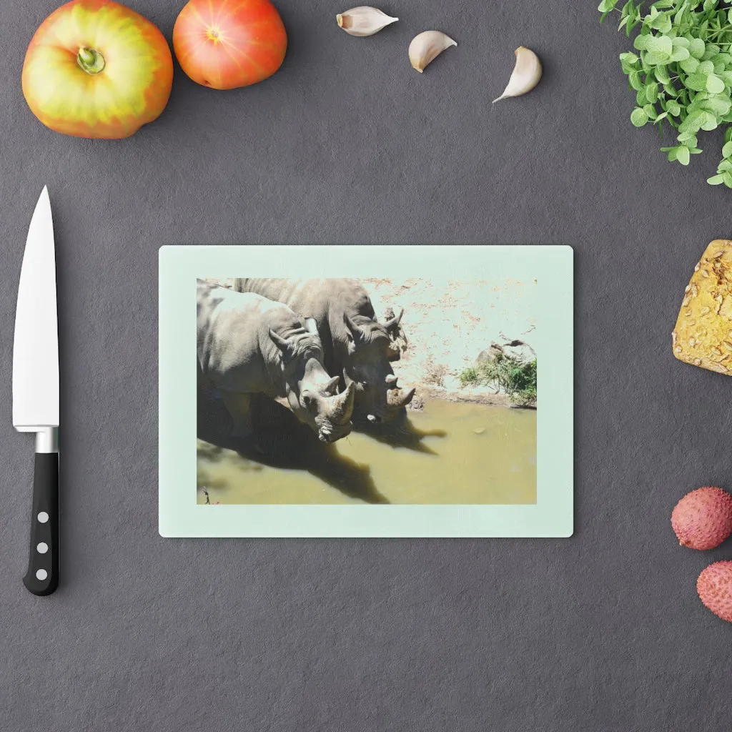 Rhinos Cutting Board