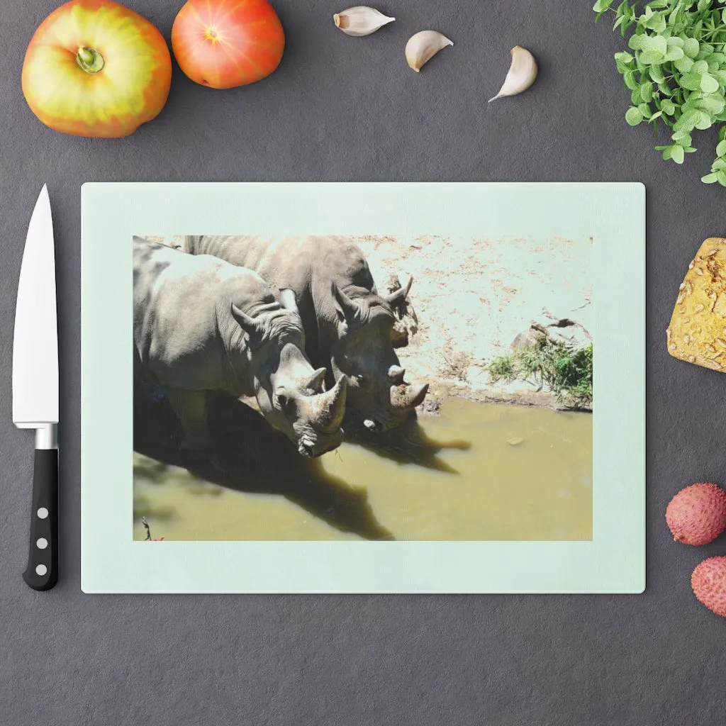 Rhinos Cutting Board