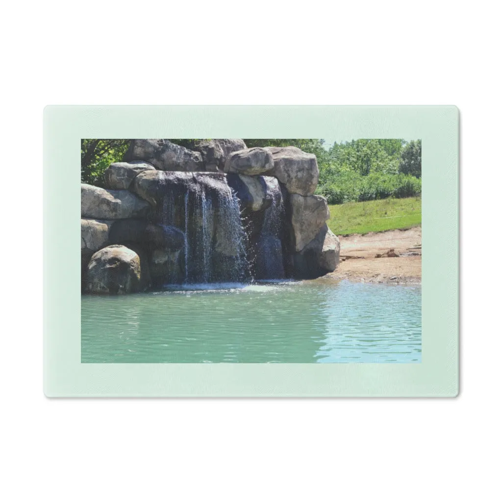 Rock Waterfall Cutting Board