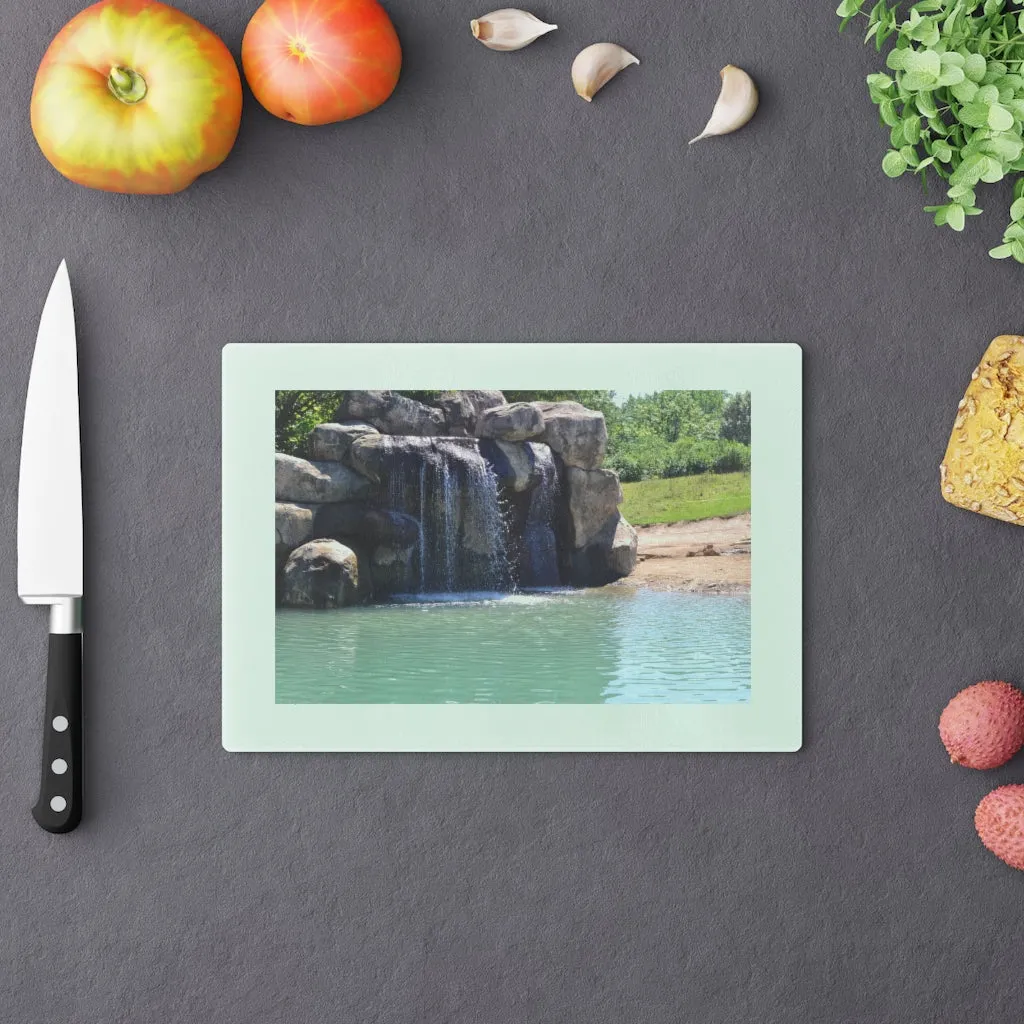 Rock Waterfall Cutting Board