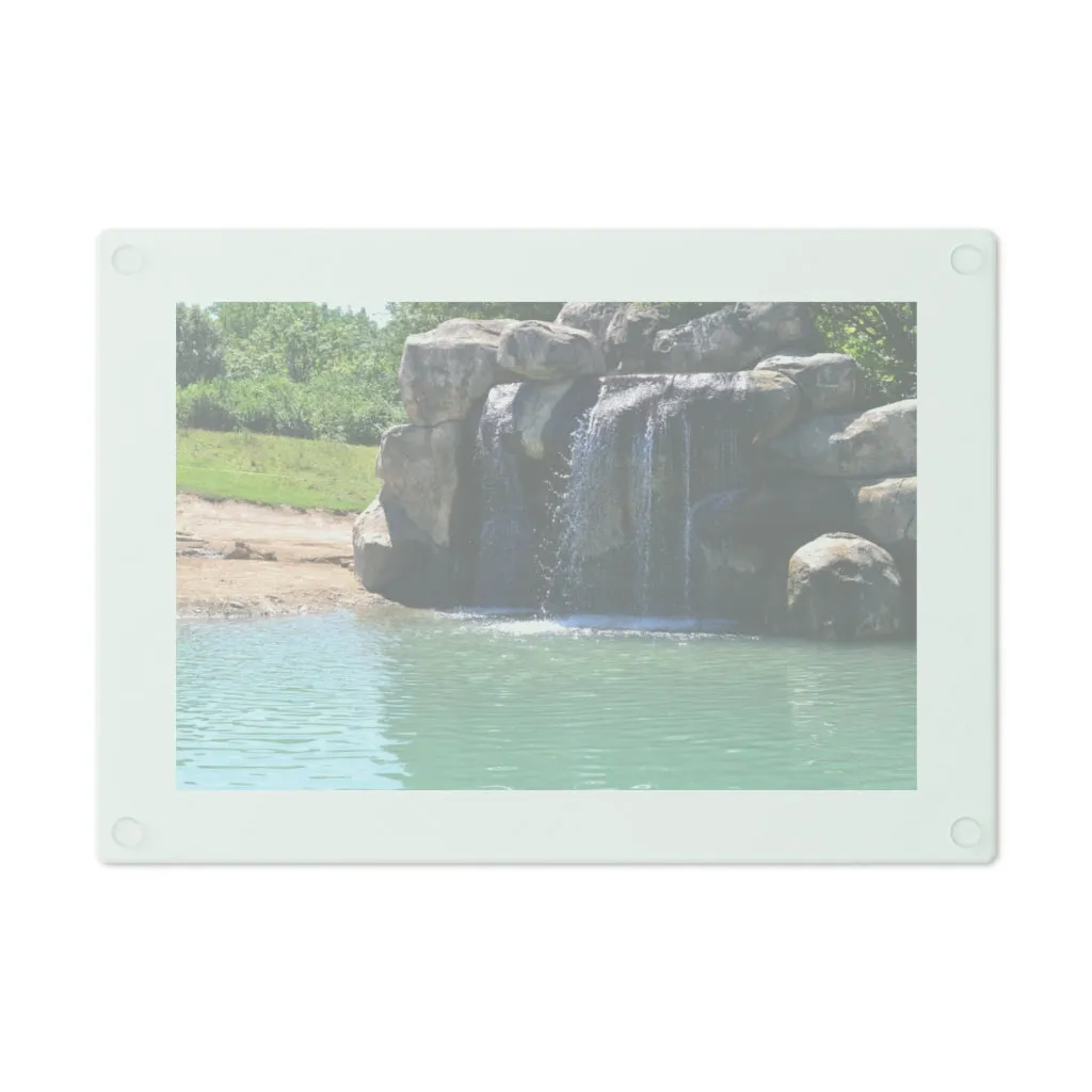 Rock Waterfall Cutting Board