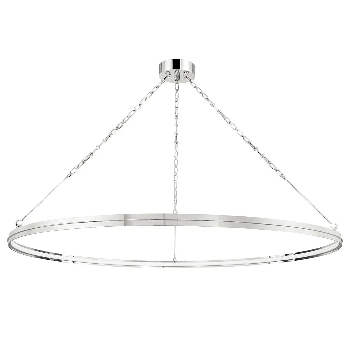 Rosendale 56 in. LED Chandelier Polished Nickel finish