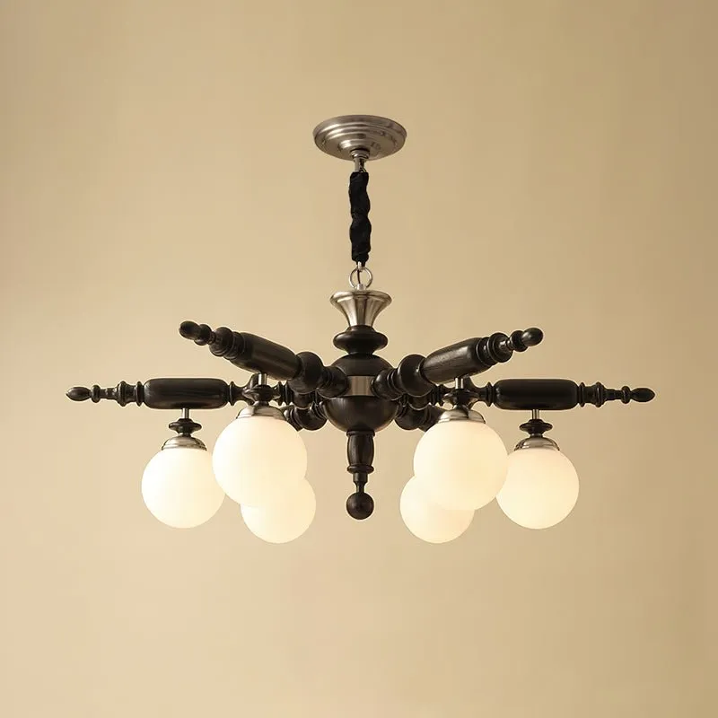 Rotating Stick Chandelier