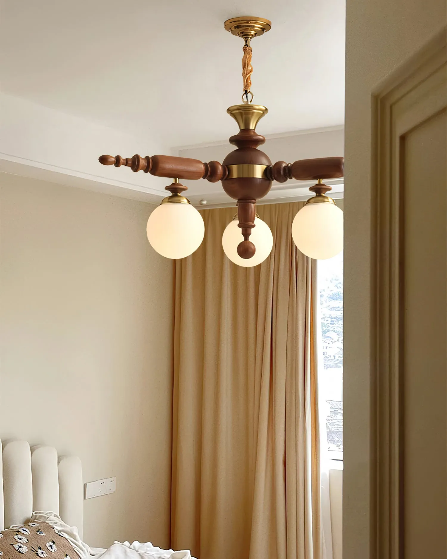 Rotating Stick Chandelier