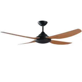 Royale II Ceiling Fan in Oil Rubbed Bronze with Light Oak Blades- Wall Control 52″