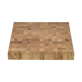 Ruvati 17 x 16 x 2 inch thick End-Grain American Maple Butcher Block Solid Wood Large Cutting Board – RVA2445MPL