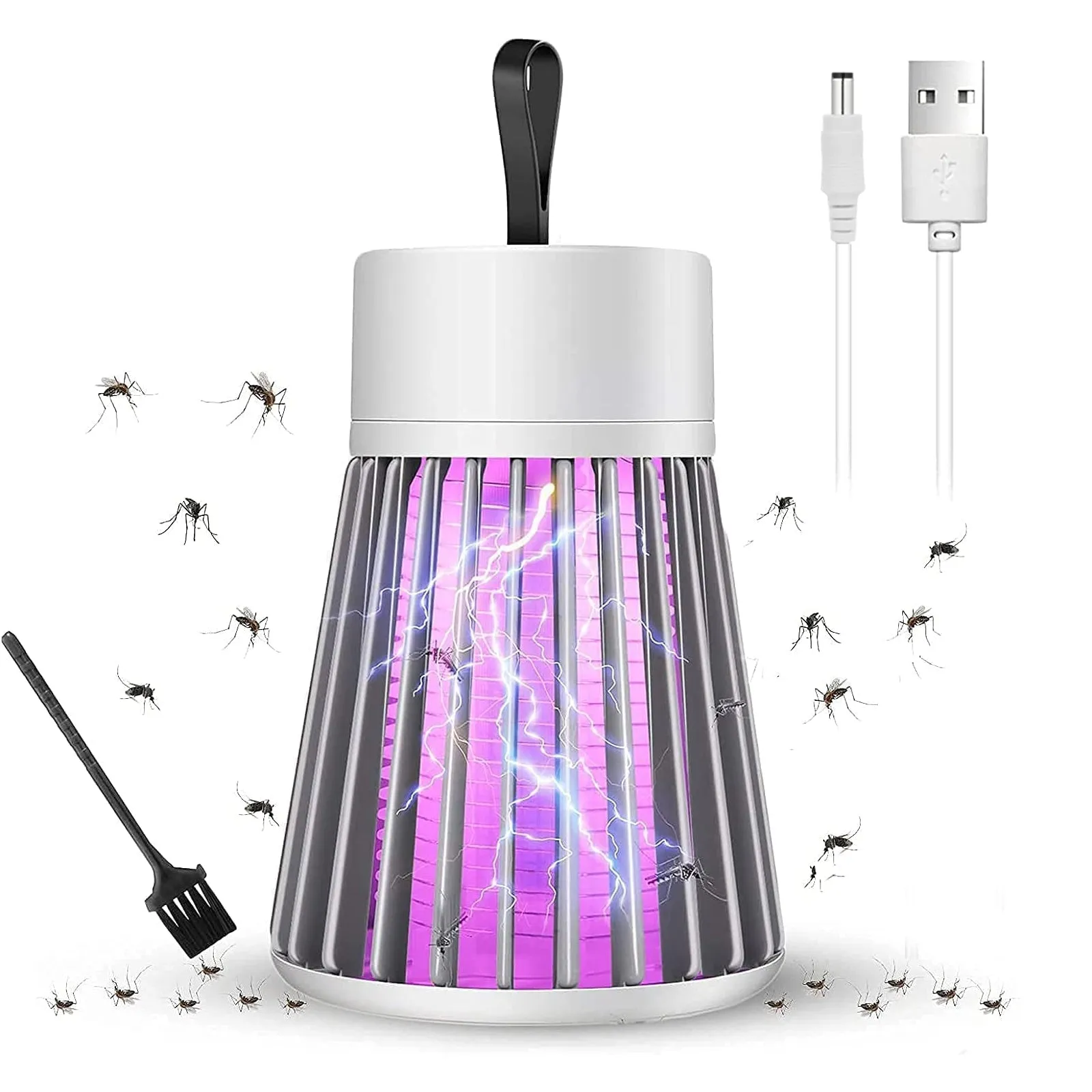 SafeGlow: Eco-Friendly LED Mosquito Trap Lamp (USB Powered)