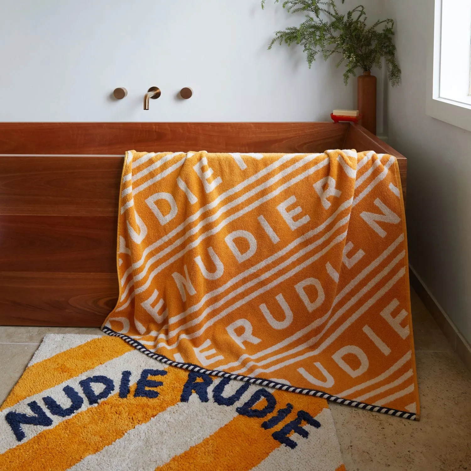 Sage X Clare - Ravenna Nudie Rudie Bath Sheet Marigold