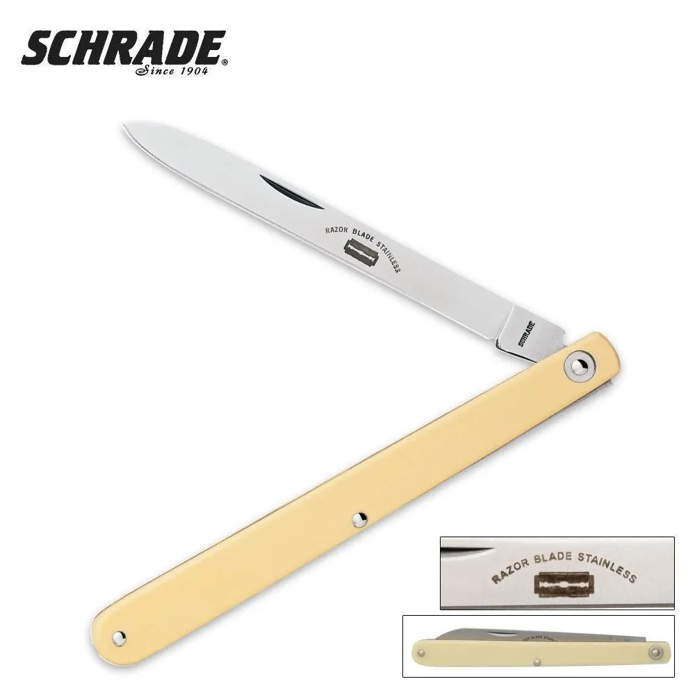 Schrade Knives - Sampler Knife/Yellow #SS102