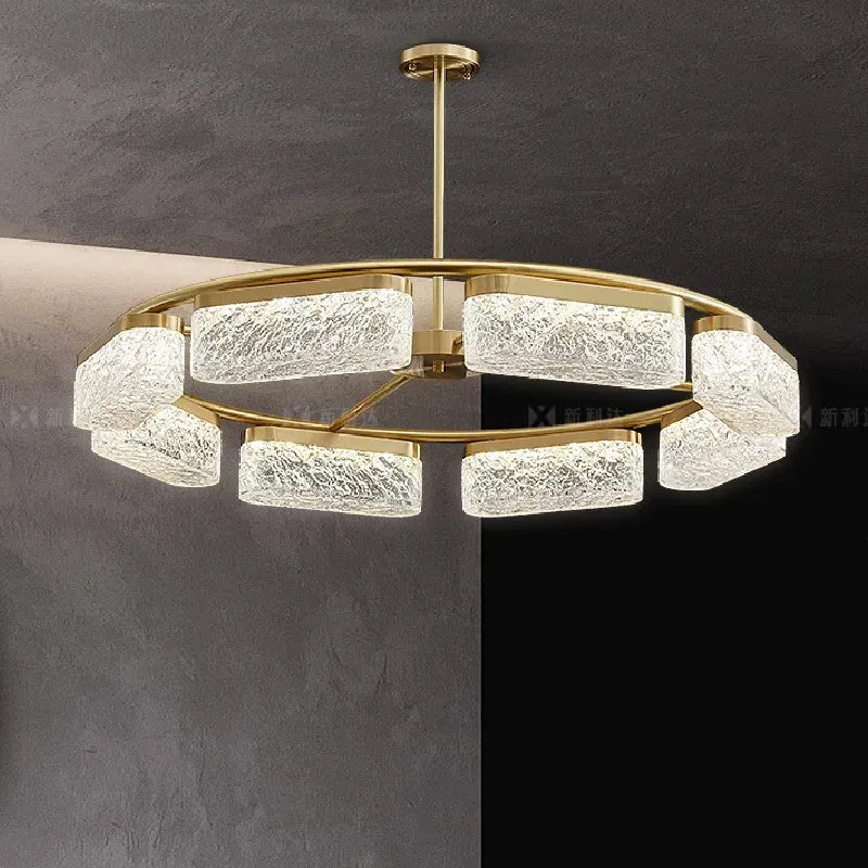 Sempach | Modern Drum Blocks LED Ceiling Chandelier