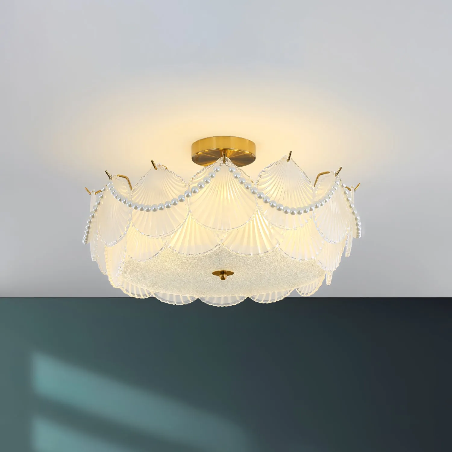 Shell Glass Chandeliers