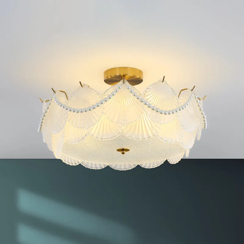 Shell Glass Chandeliers