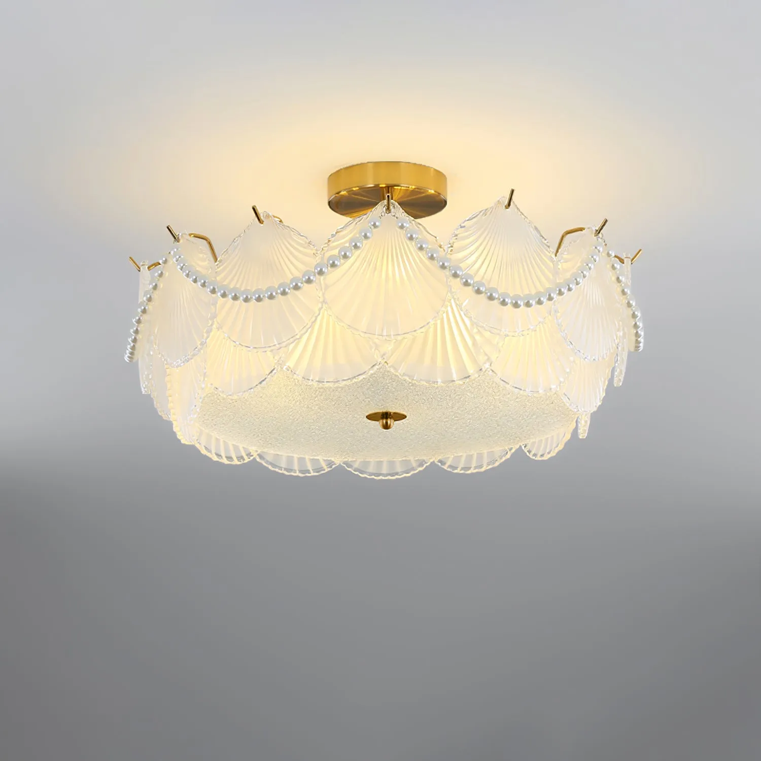 Shell Glass Chandeliers