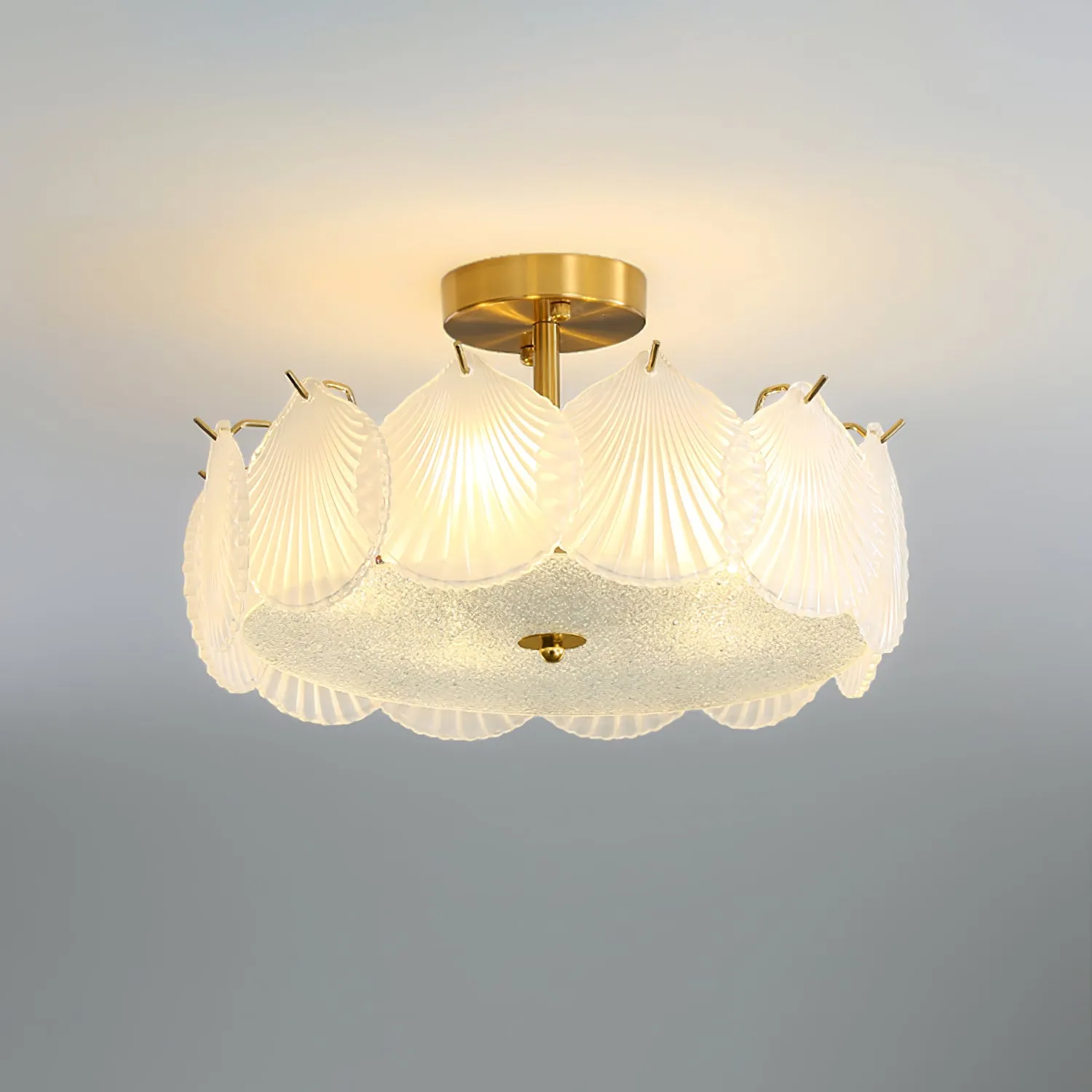 Shell Glass Chandeliers