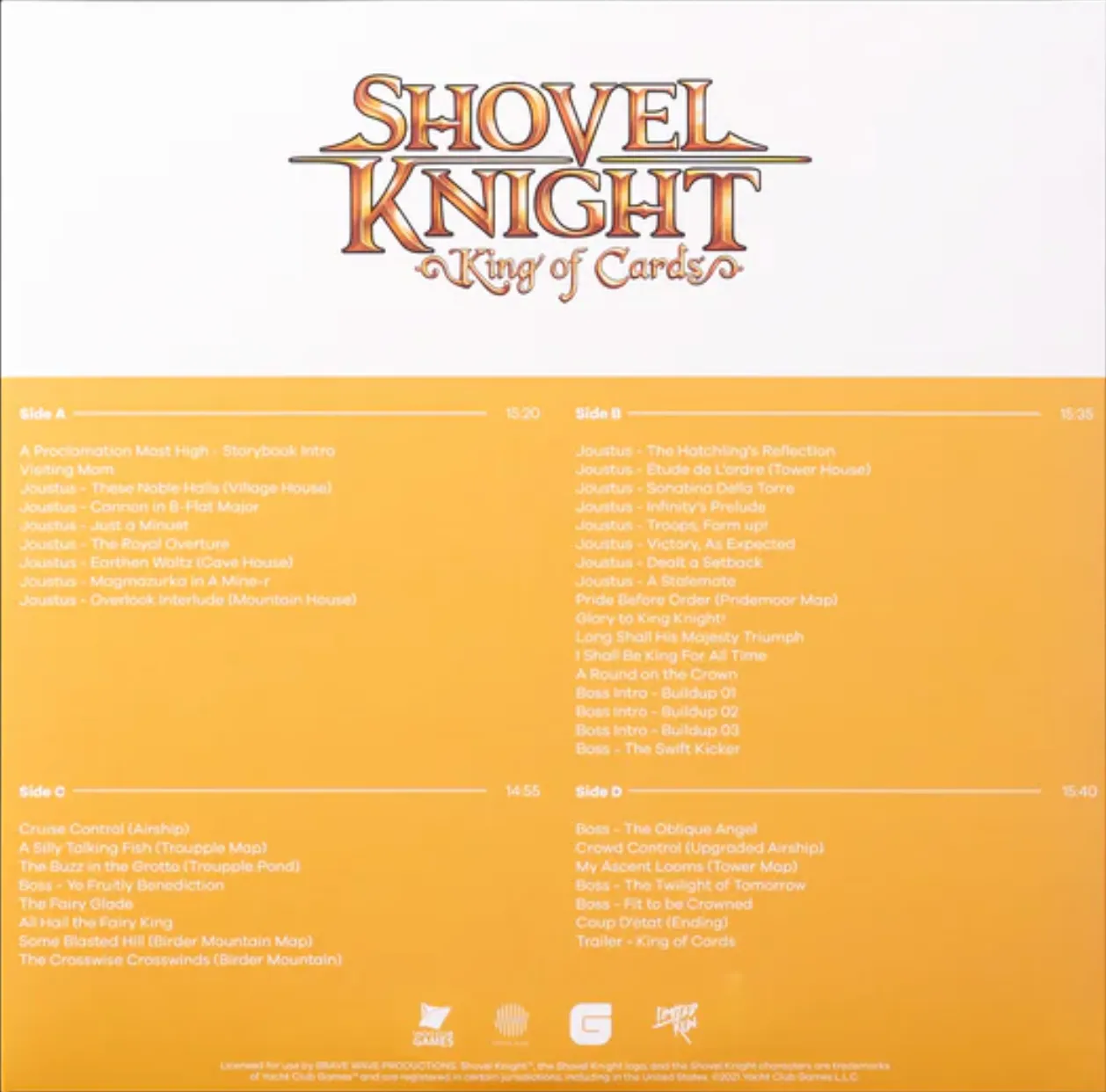 Shovel Knight: King of Cards   Showdown The Definitive Soundtrack (CD or Vinyl)