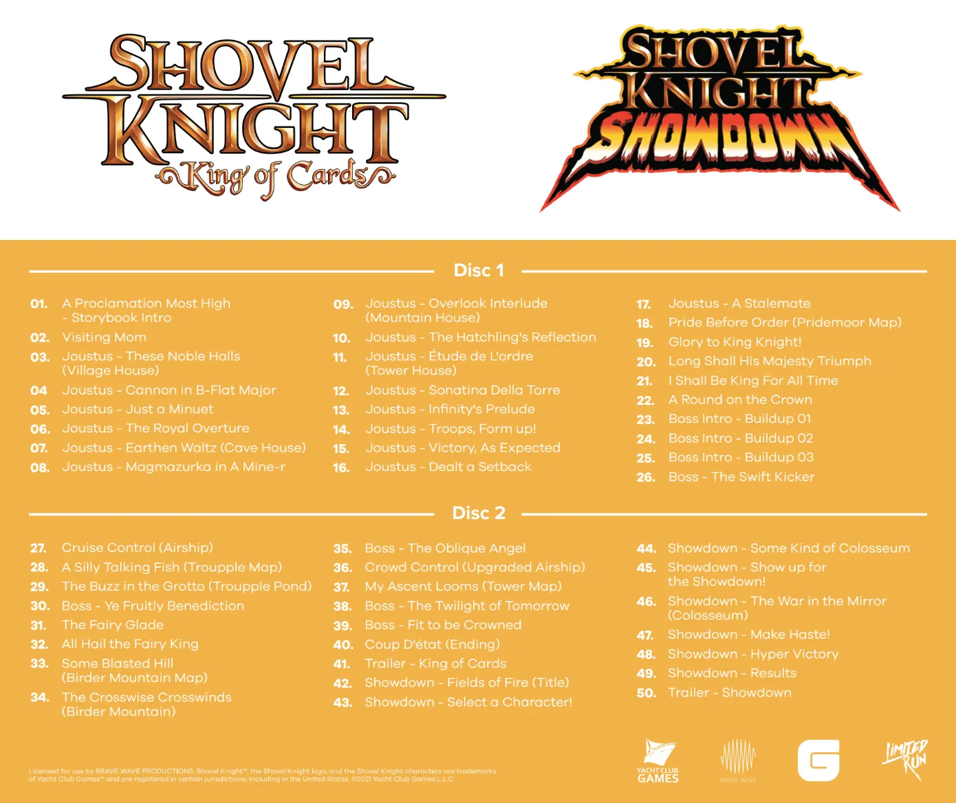 Shovel Knight: King of Cards   Showdown The Definitive Soundtrack (CD or Vinyl)