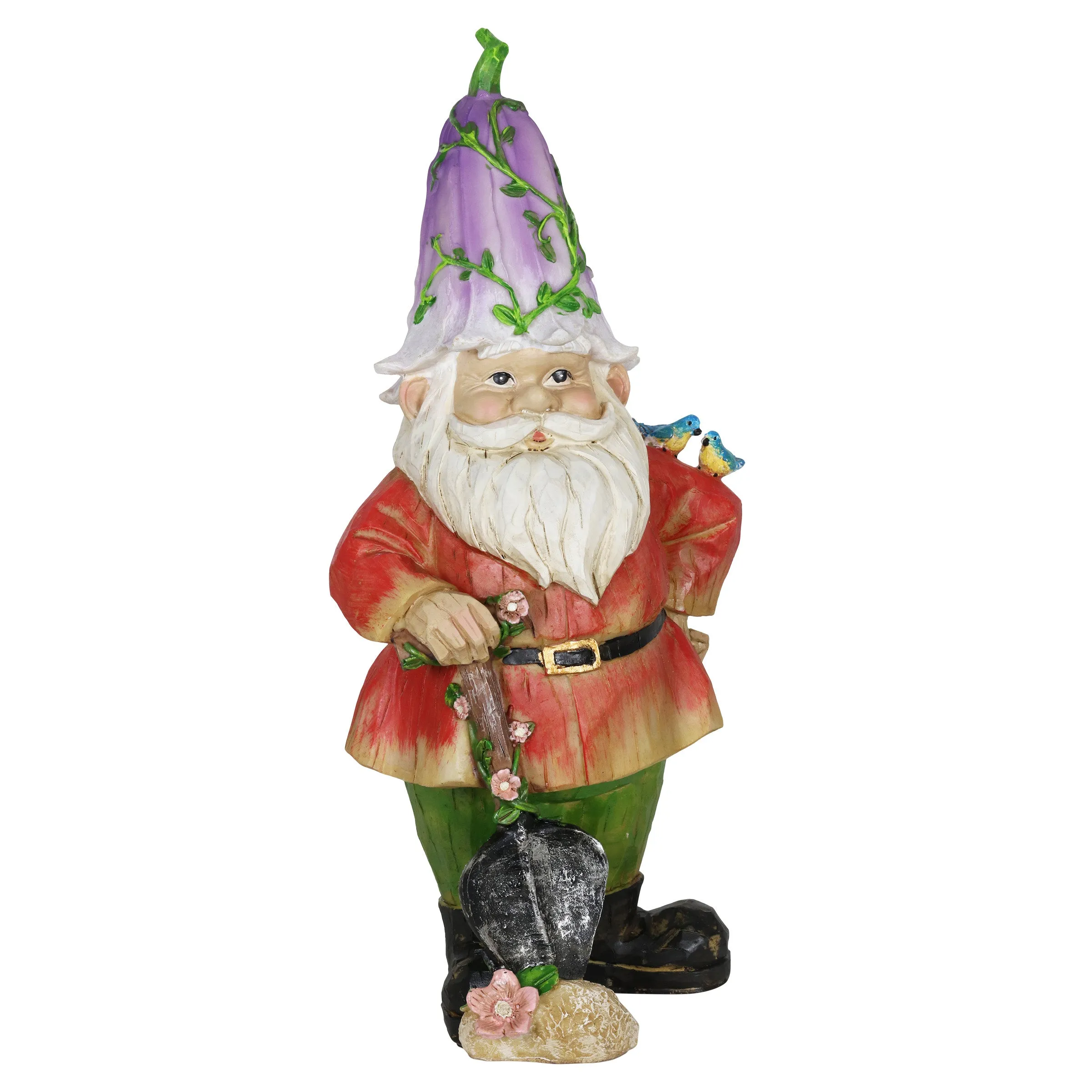 Shoveling Sheldon Garden Gnome Statue, 12 inch