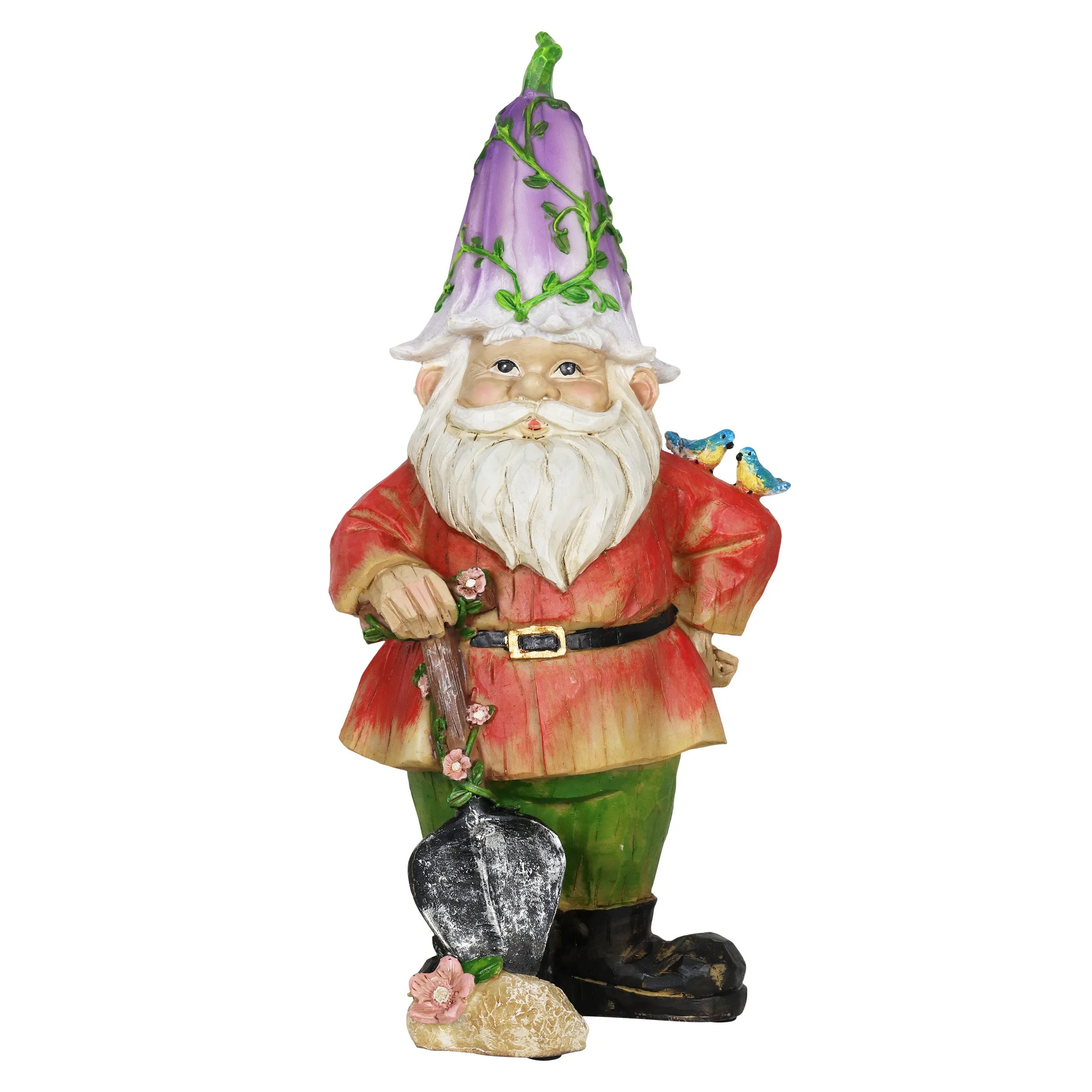 Shoveling Sheldon Garden Gnome Statue, 12 inch