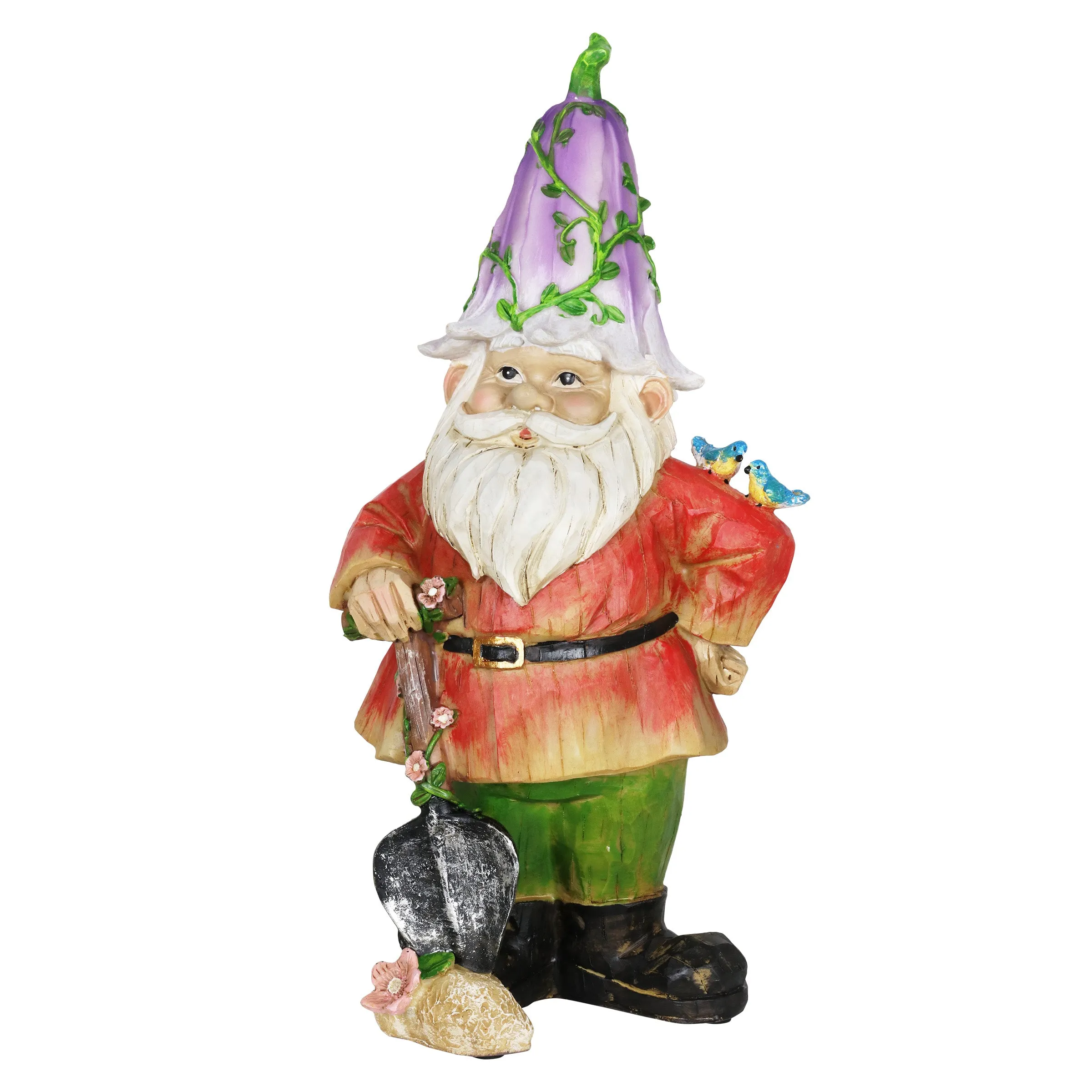 Shoveling Sheldon Garden Gnome Statue, 12 inch