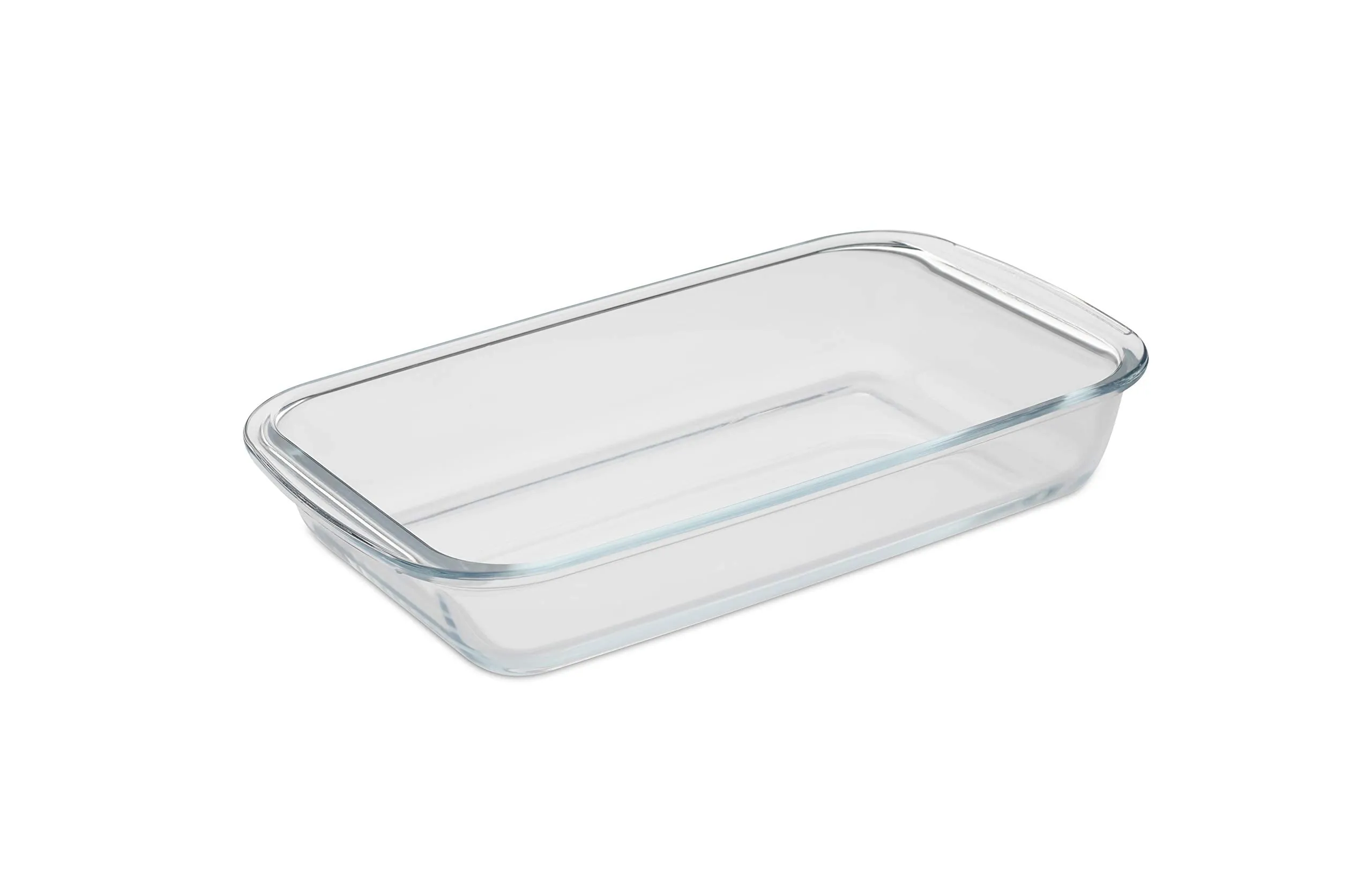 Signoraware Bake 'N' Serve Rectangular Bakeware Safe and Oven Safe Glass Dish Tray | Borosilicate Glass Bowl Container | Microwave Oven Safe Baking (1000ml, Set of 1, Clear)