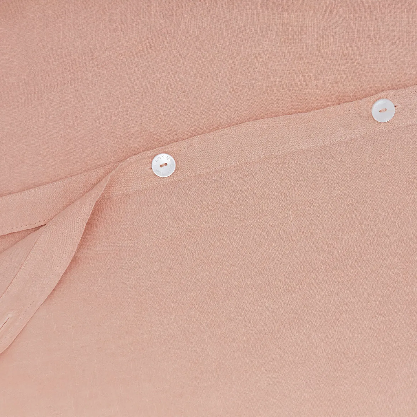 Simple Linen Duvet - Blush